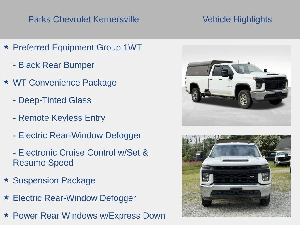 Used 2020 White Chevrolet Work Truck image 16