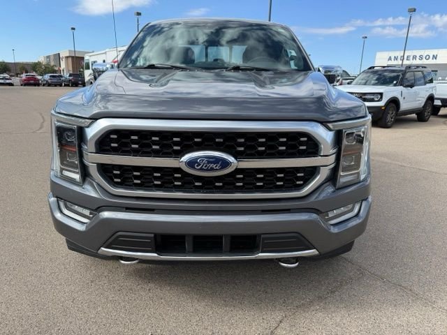 Certified Used 2021 Gray Metallic Ford Platinum image 2