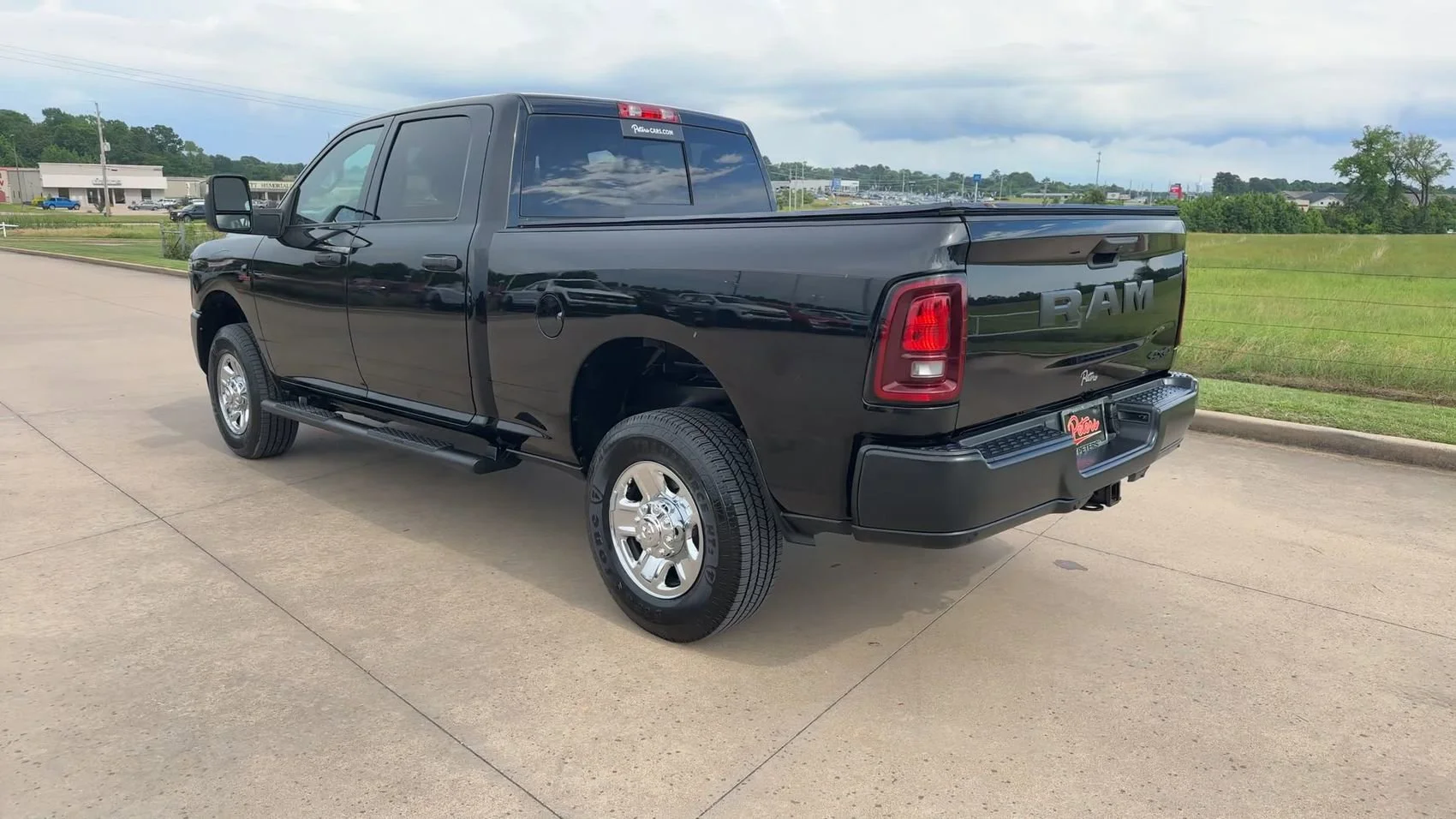 Used 2025 Diamond Black Crystal Pearlcoat Ram Tradesman image 7