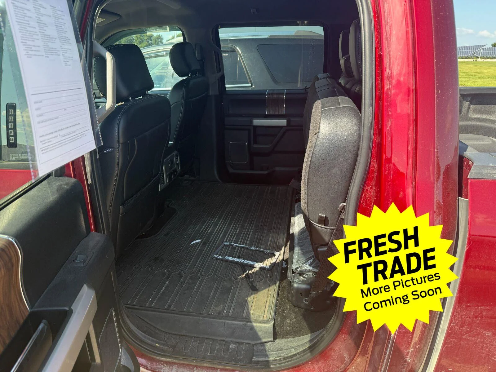 Used 2019 Ruby Red Metallic Tinted Clearcoat Ford LARIAT image 8