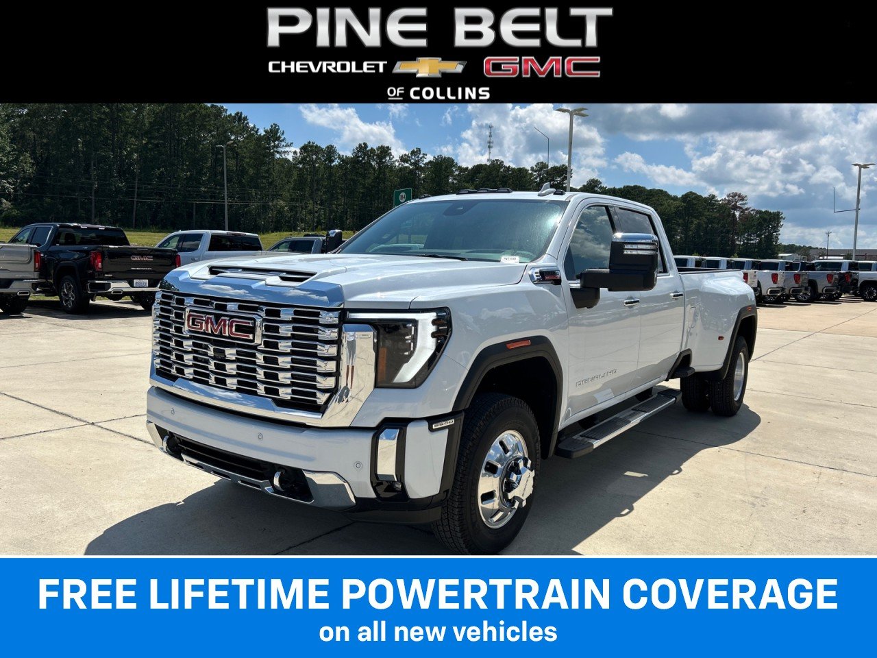 New 2026 Glacier White Tricoat GMC Denali DRW image 1