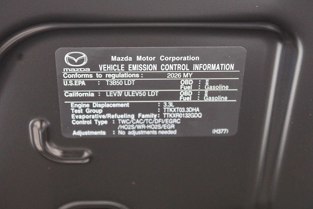 New 2026 Jet Black Mica Mazda 3.3 Turbo S Premium Plus AWD image 13
