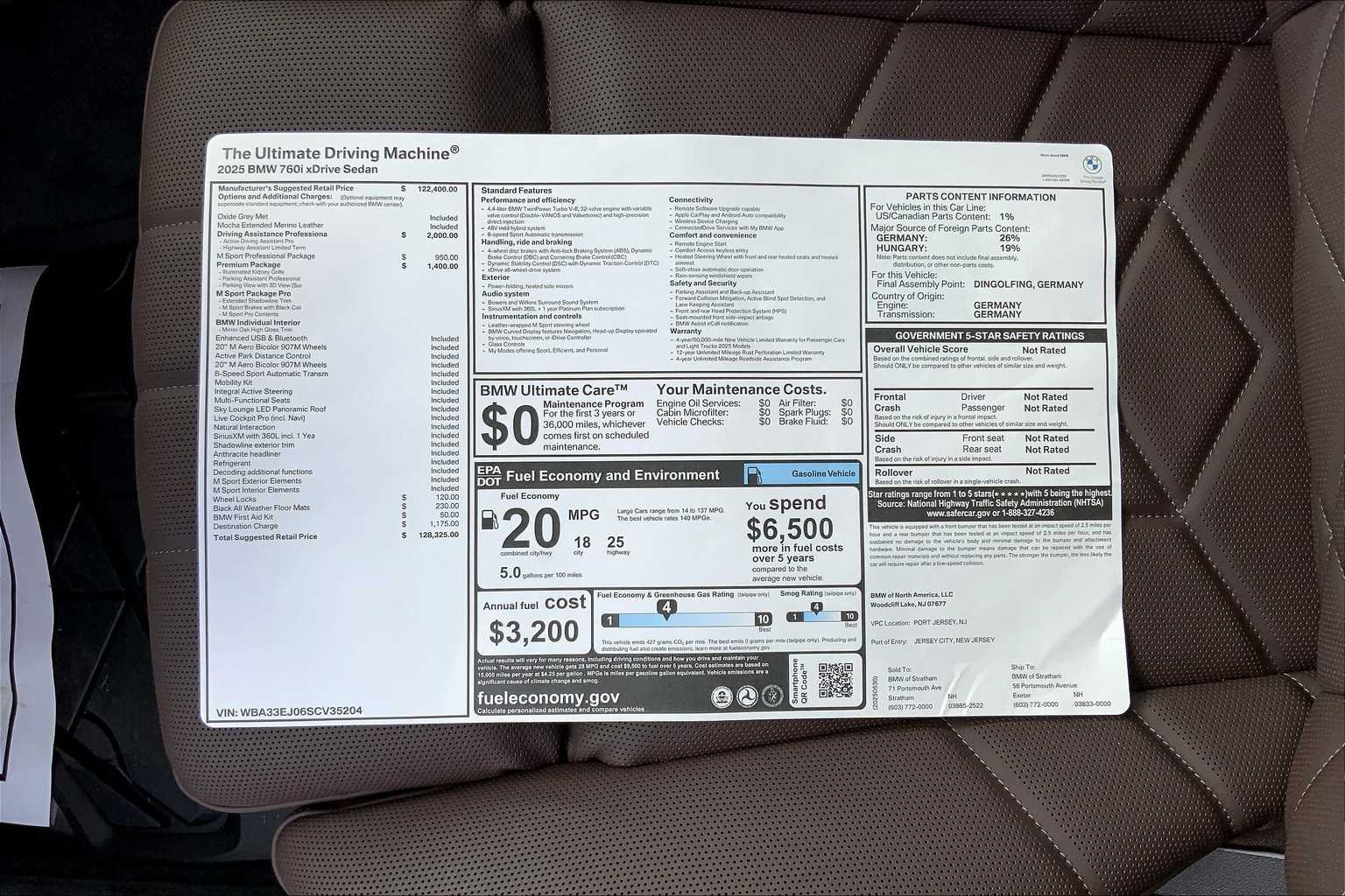 2025 BMW 7 Series 760i - Photo 18
