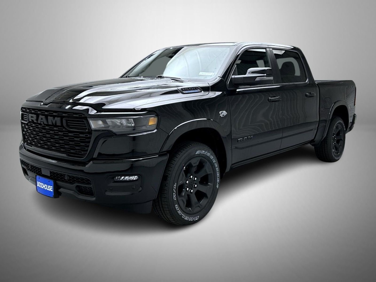 New 2026 Diamond Black Crystal Pearl-Coat Exterior Paint RAM Big Horn/Lone Star image 1