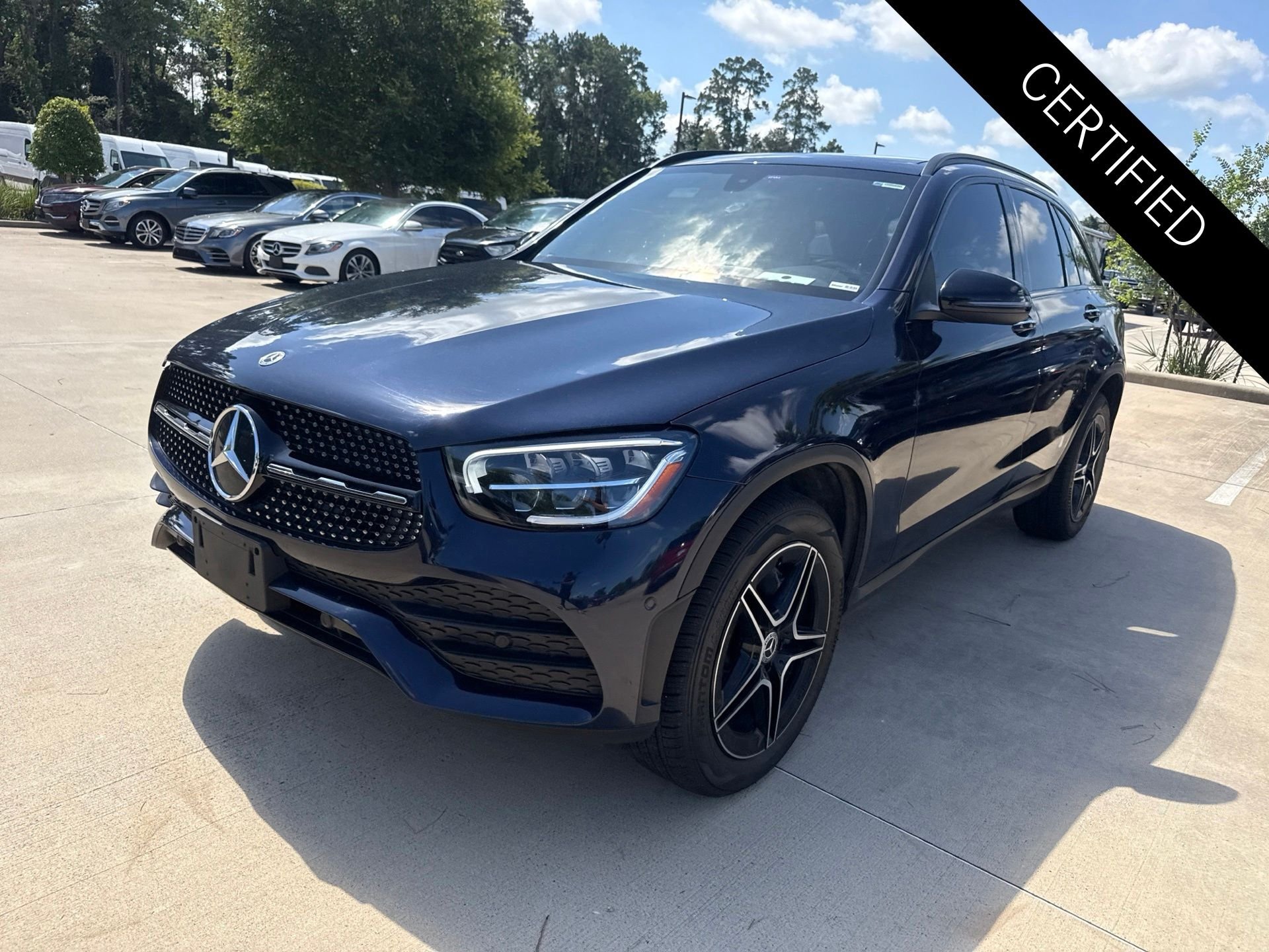 Certified Used 2021 Obsidian Black Mercedes-Benz GLC 300 image 8
