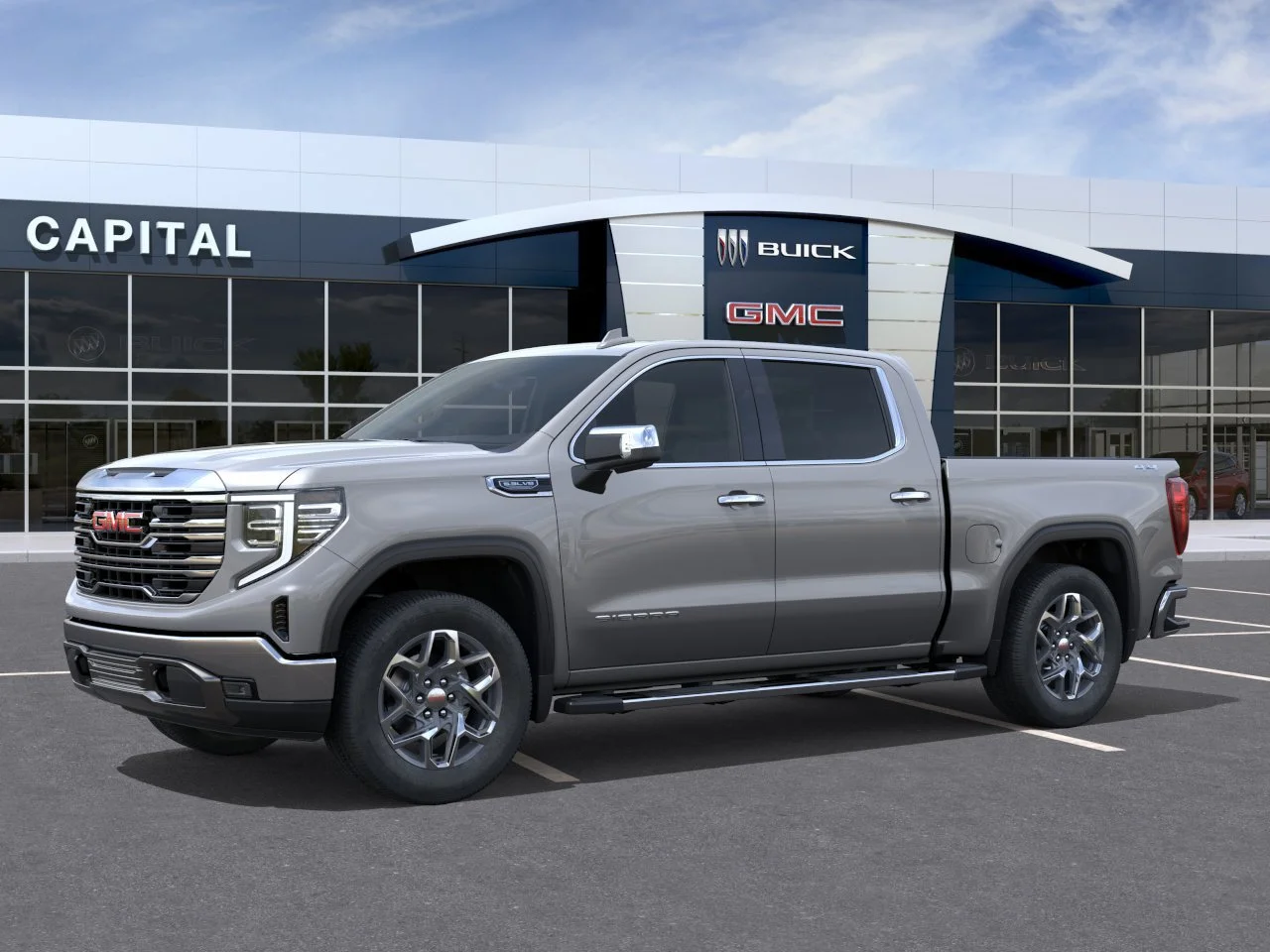 New 2026 Sterling Metallic GMC SLT image 3