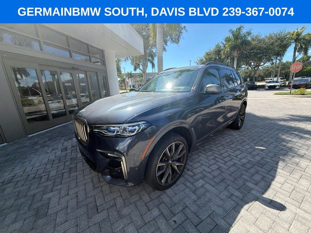 Used 2020 Gray Metallic BMW M50i image 2