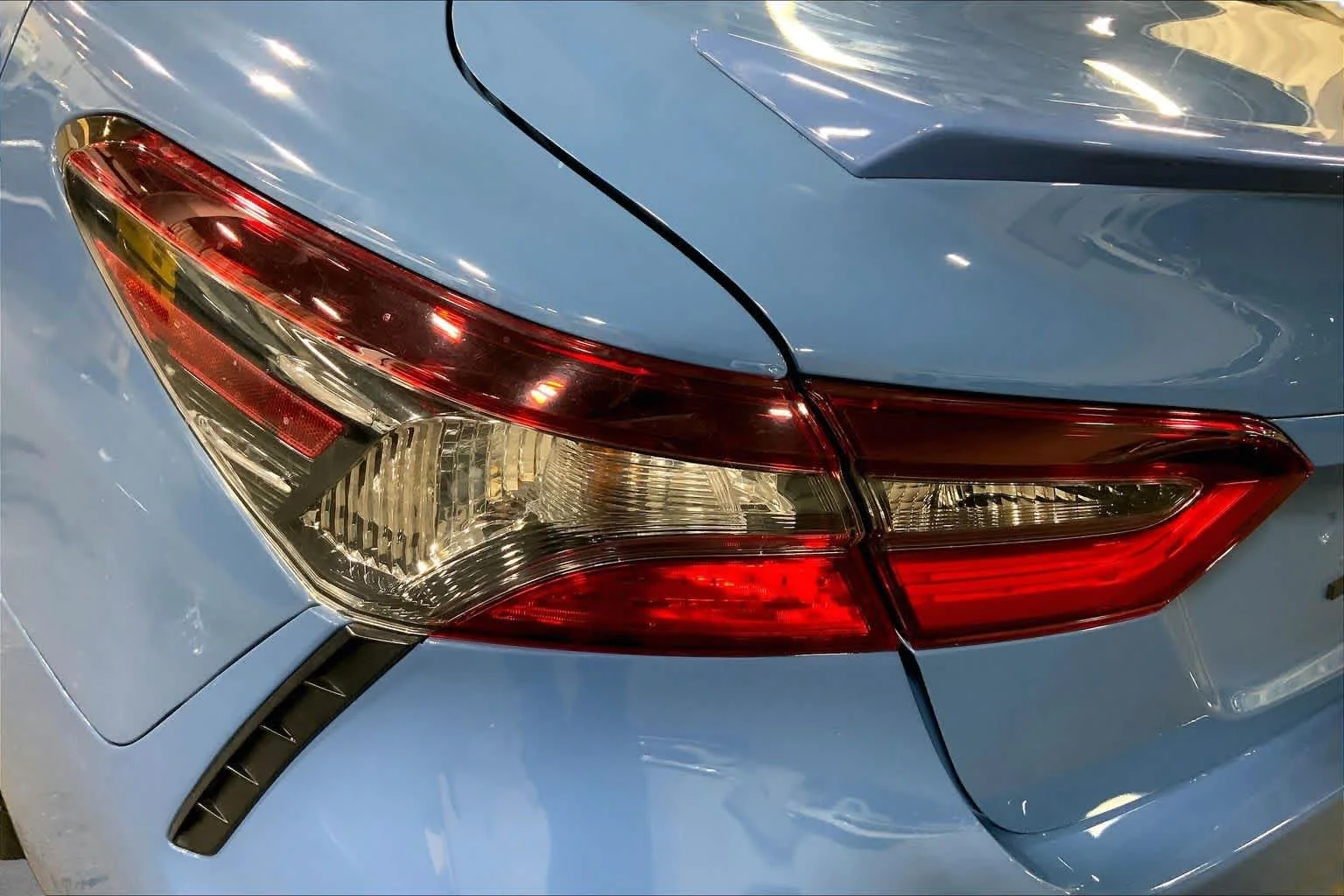Used 2024 Cavalry Blue Toyota SE image 29