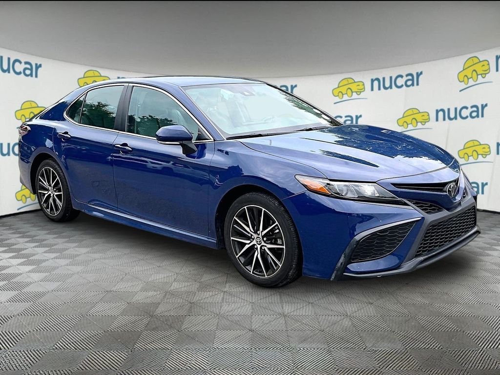 Certified Used 2024 Blue Toyota SE image 1