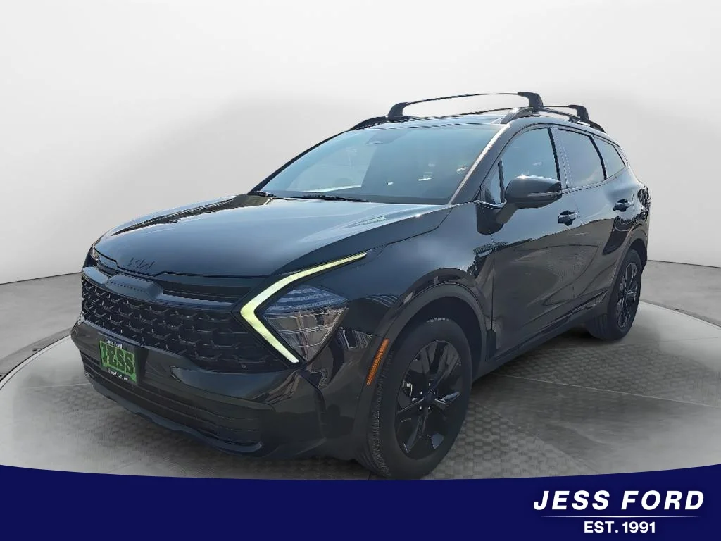 Used 2025 Ebony Black Kia X-Line image 1