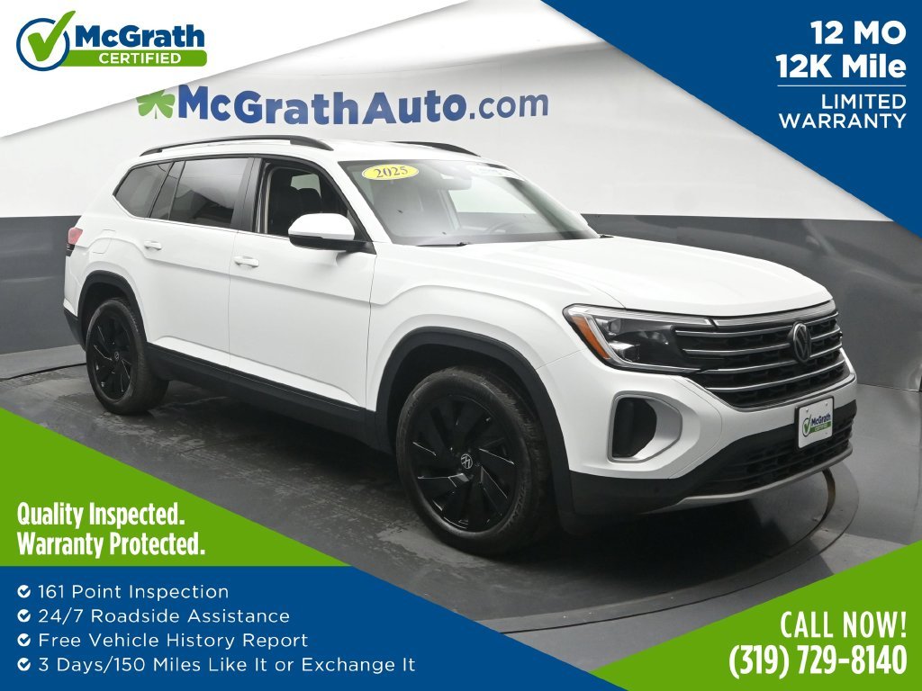 Used 2025 White Volkswagen 2.0T SE w/Technology image 1