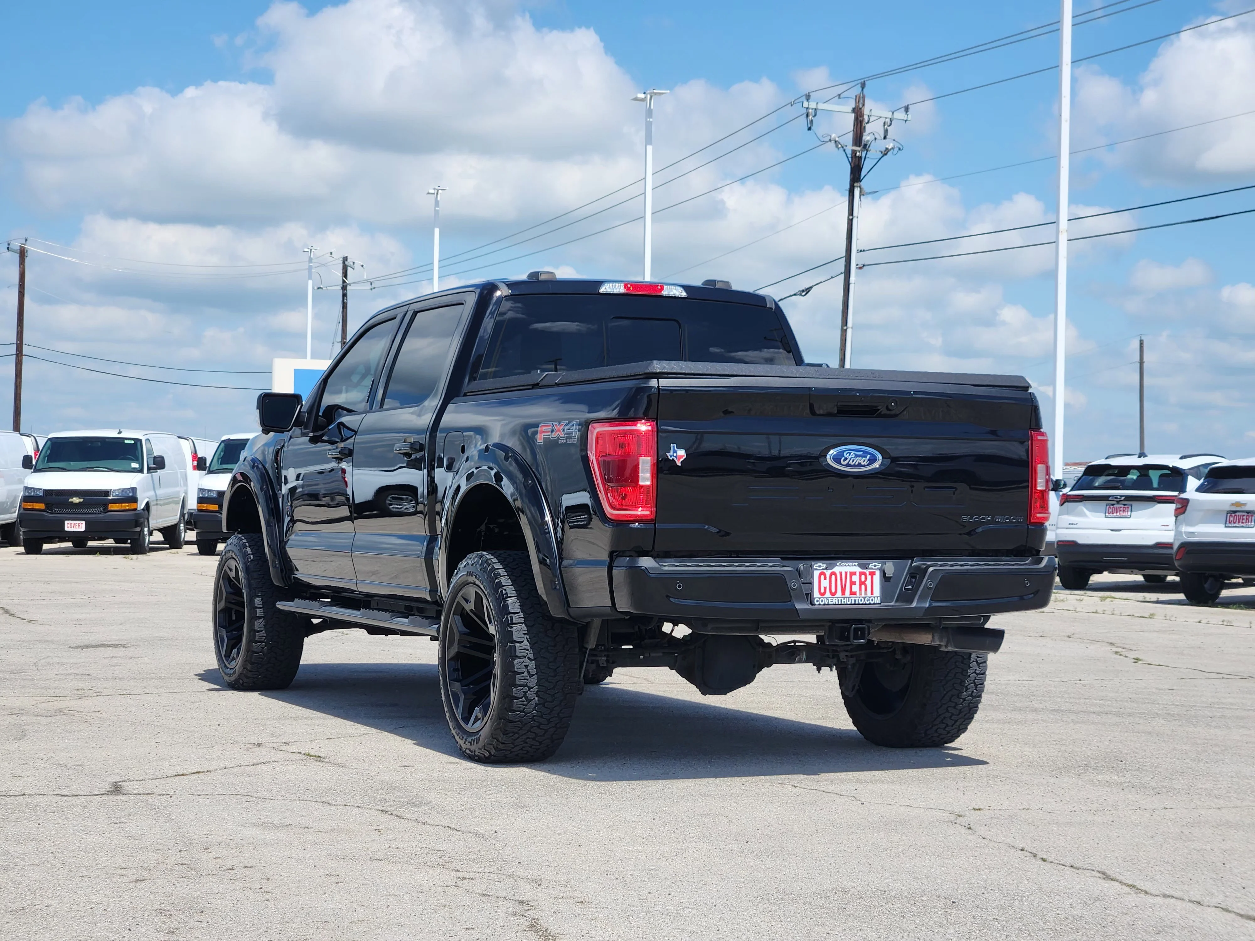 Used 2023 Black Ford XLT Black Widow Edition image 5