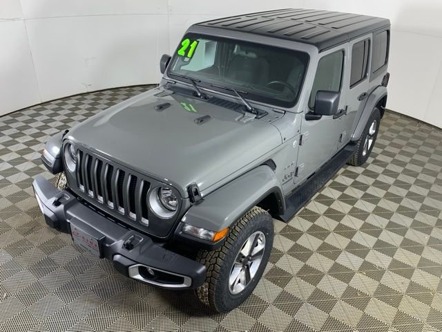 Used 2021 Gray Jeep Unlimited Sahara image 14