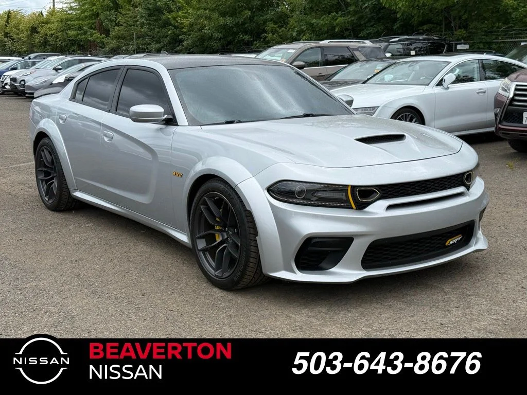Used 2020 Silver Dodge R/T Scat Pack Widebody image 1