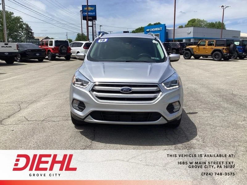 Used 2018 Ford Escape Titanium with VIN 1FMCU9J95JUC57762 for sale in Grove City, PA