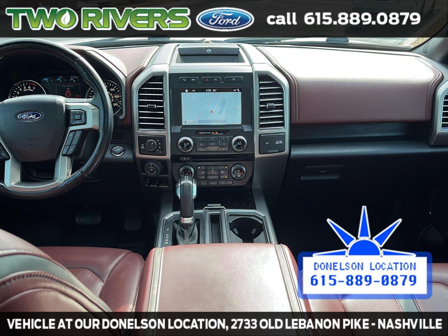 Used 2018 White Platinum Tri-Coat Metallic Ford Platinum image 44