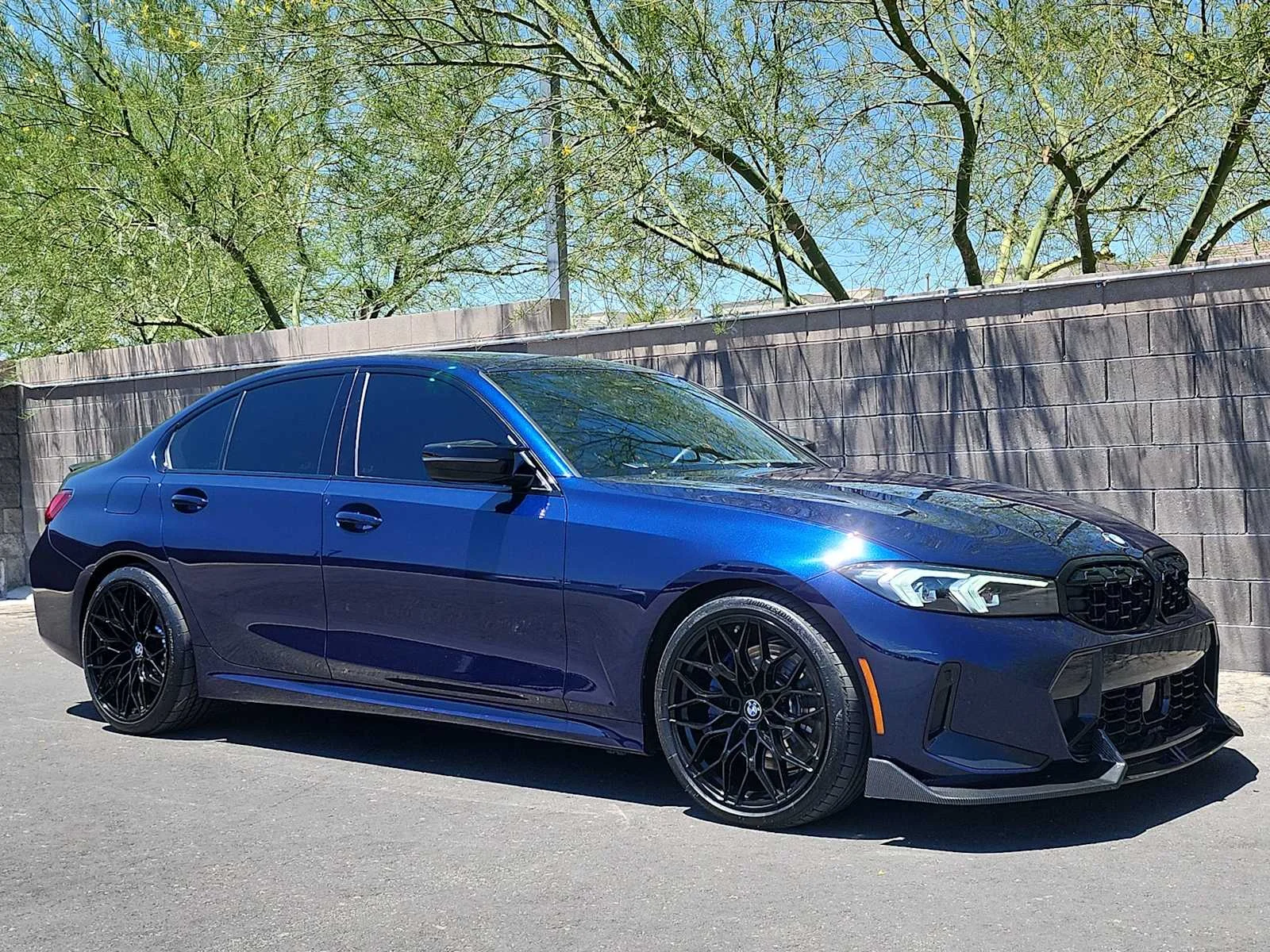 Used 2025 Tanzanite Blue II Metallic BMW M340i image 2
