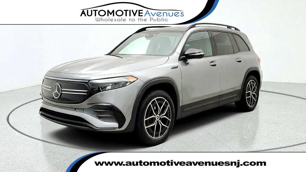 Used 2022 Mountain Grey Metallic Mercedes-Benz EQB 350 4MATIC SUV w/ AMG® Night Pkg & Driver Assist Pkg image 1