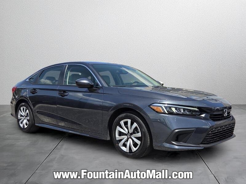 Used 2024 Meteorite Gray Metallic Honda LX CVT image 6