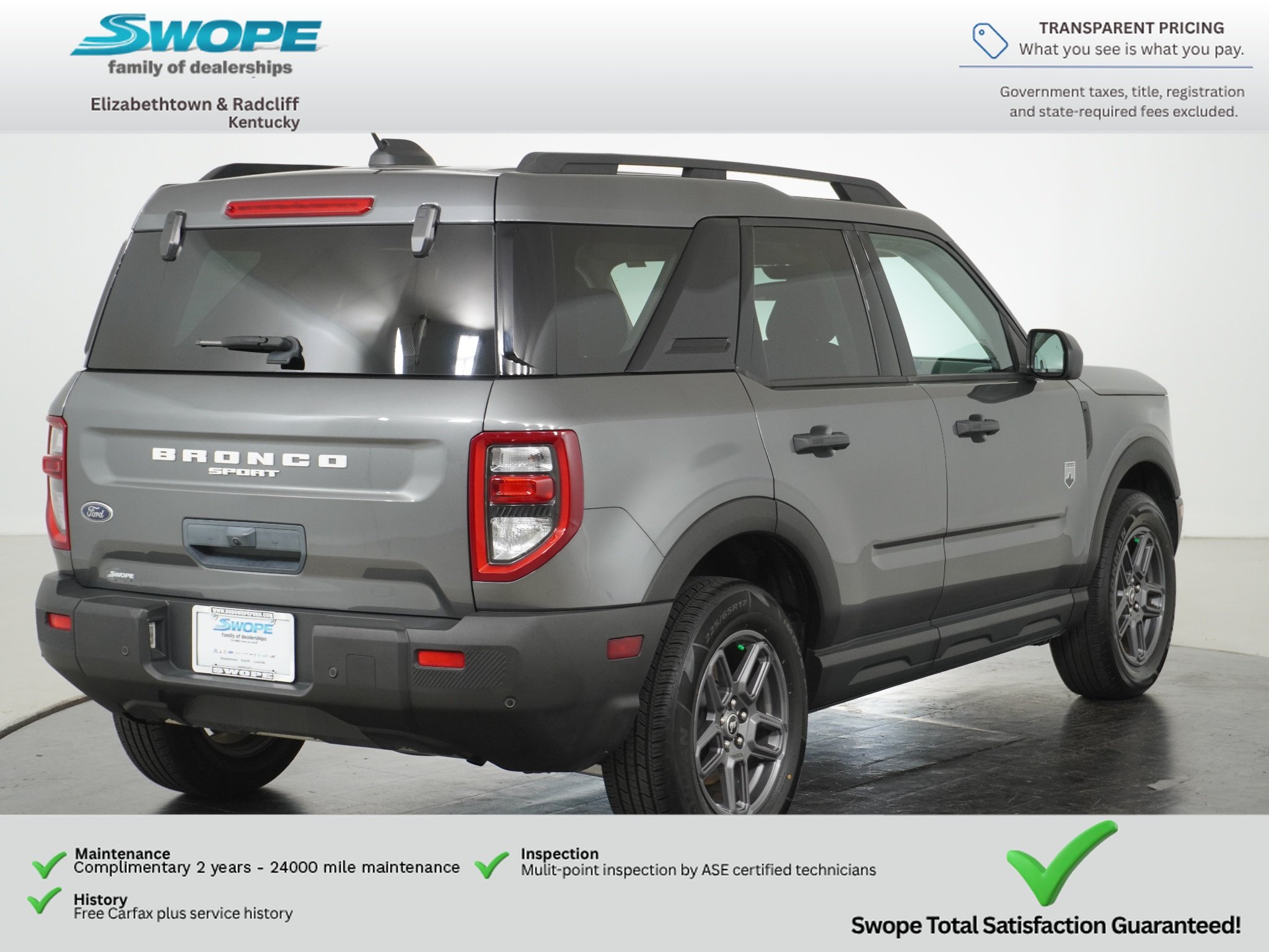 Used 2025 CARBONIZED GRAY METALLIC Ford Big Bend image 3
