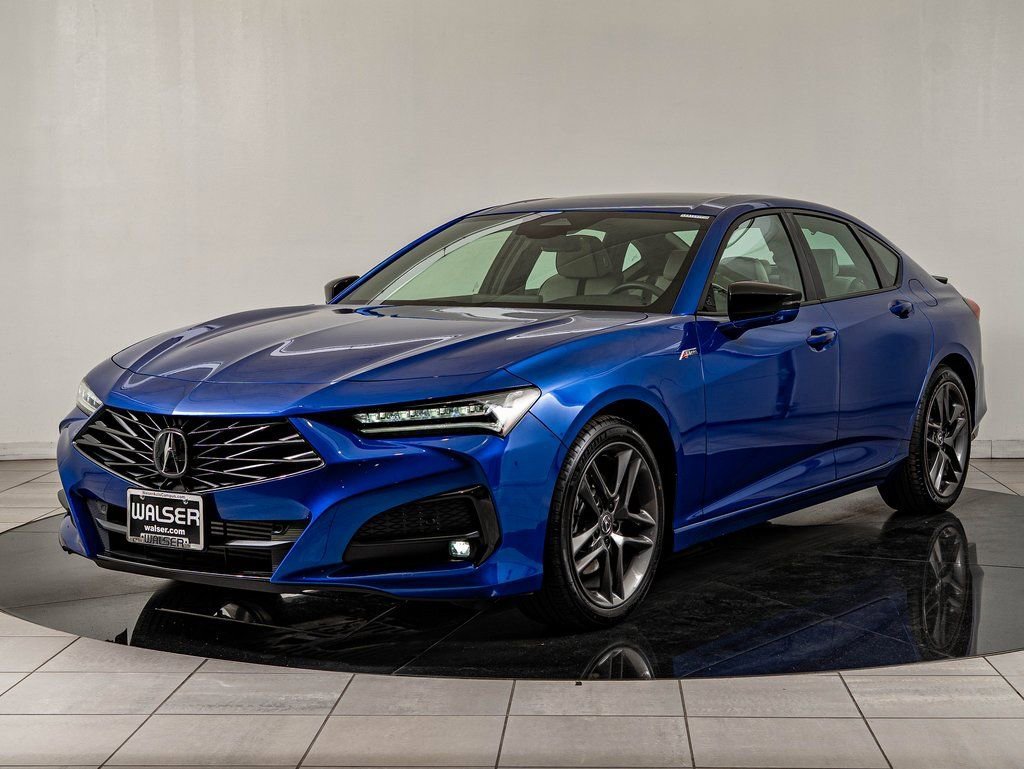 Used 2025 Apex Blue Pearl Acura A-Spec Package image 1
