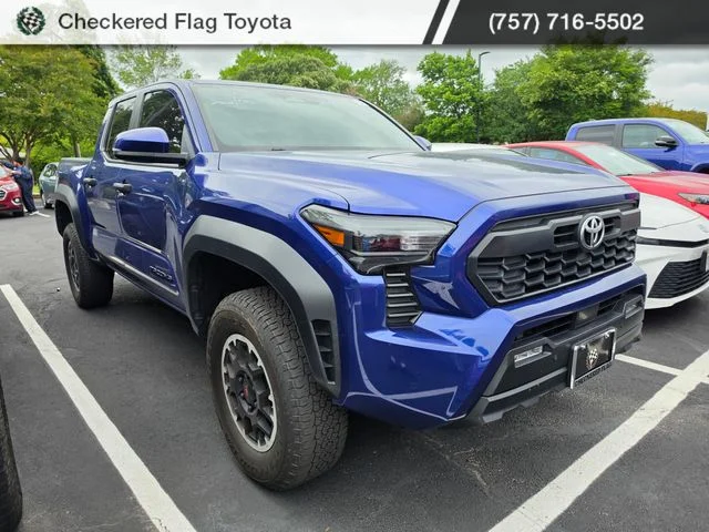 Used 2024 Blue Crush Metallic Toyota TRD Off-Road image 3
