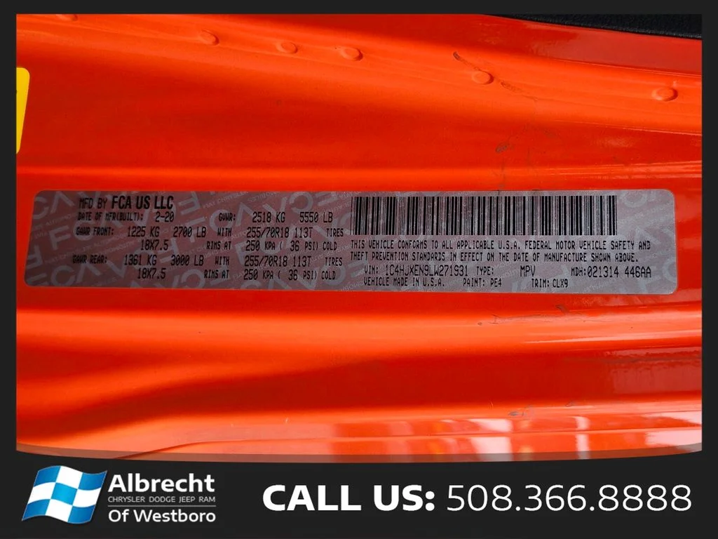 Used 2020 Orange Jeep Unlimited Sahara image 32