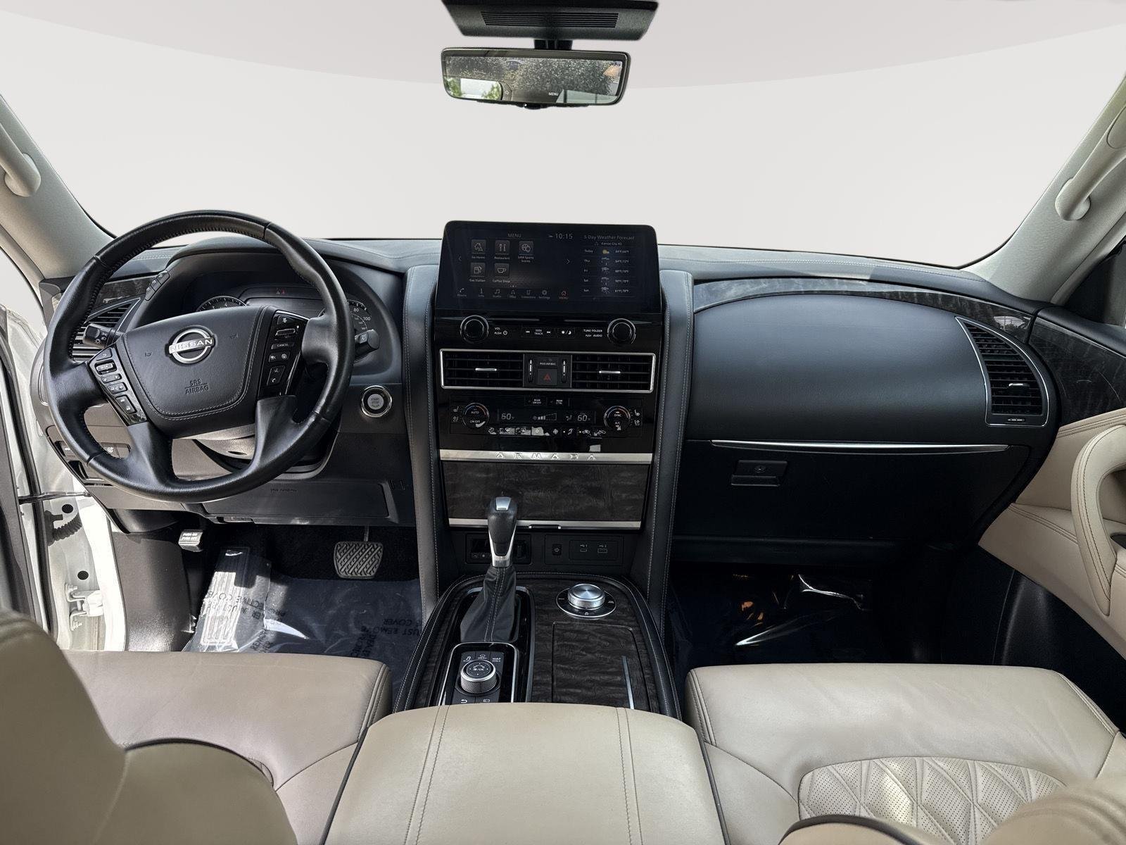 Used 2022 Aspen White TriCoat Pearl Nissan Platinum image 28