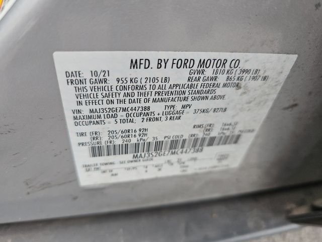 Used 2021 Silver Ford SE image 21