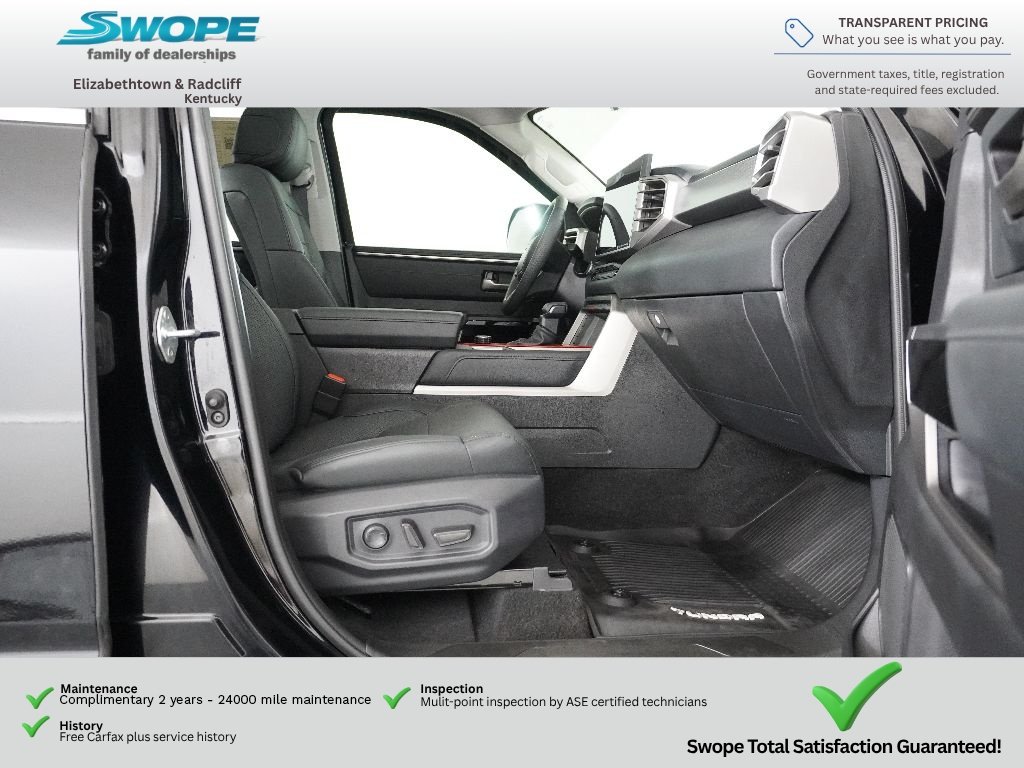 Used 2023 Midnight Black Metallic Toyota Limited image 10