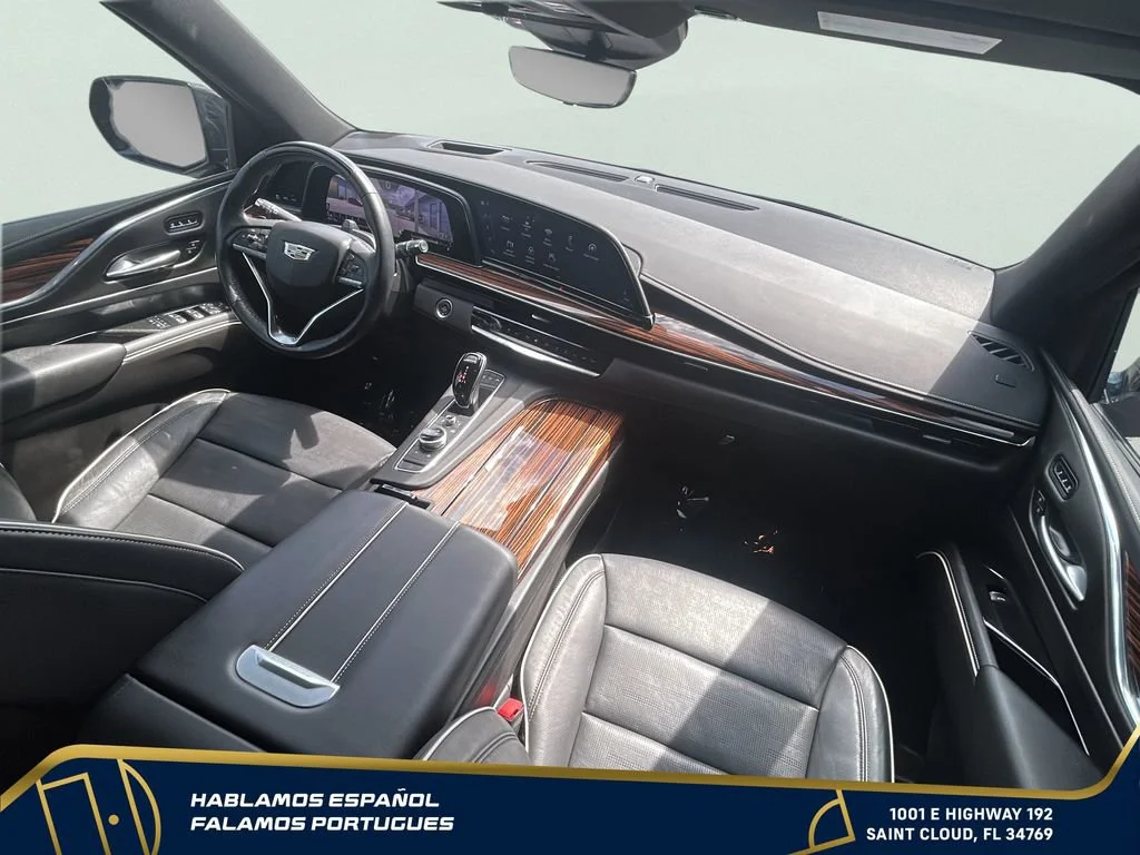 Used 2024 Galactic Gray Metallic Cadillac Premium Luxury image 30