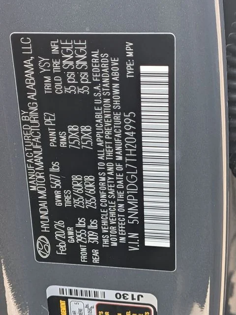 New 2026 Gray Hyundai SE image 28