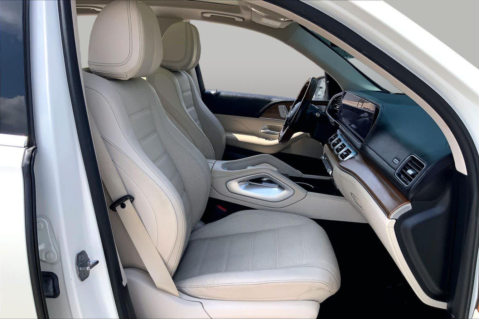 Used 2021 designo Diamond White Metallic Mercedes-Benz GLE 350 image 9