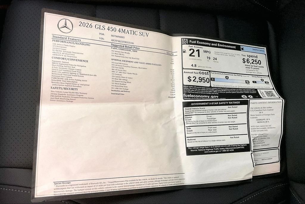 Used 2026 Black Mercedes-Benz GLS 450 image 22