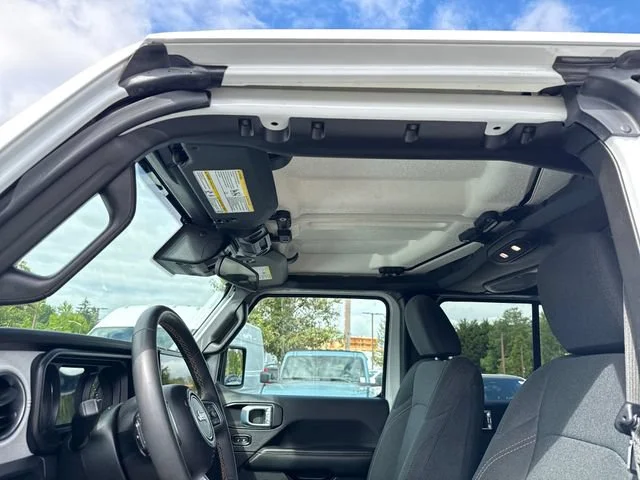 Used 2024 Bright White Clearcoat Jeep Sahara 4xe image 26