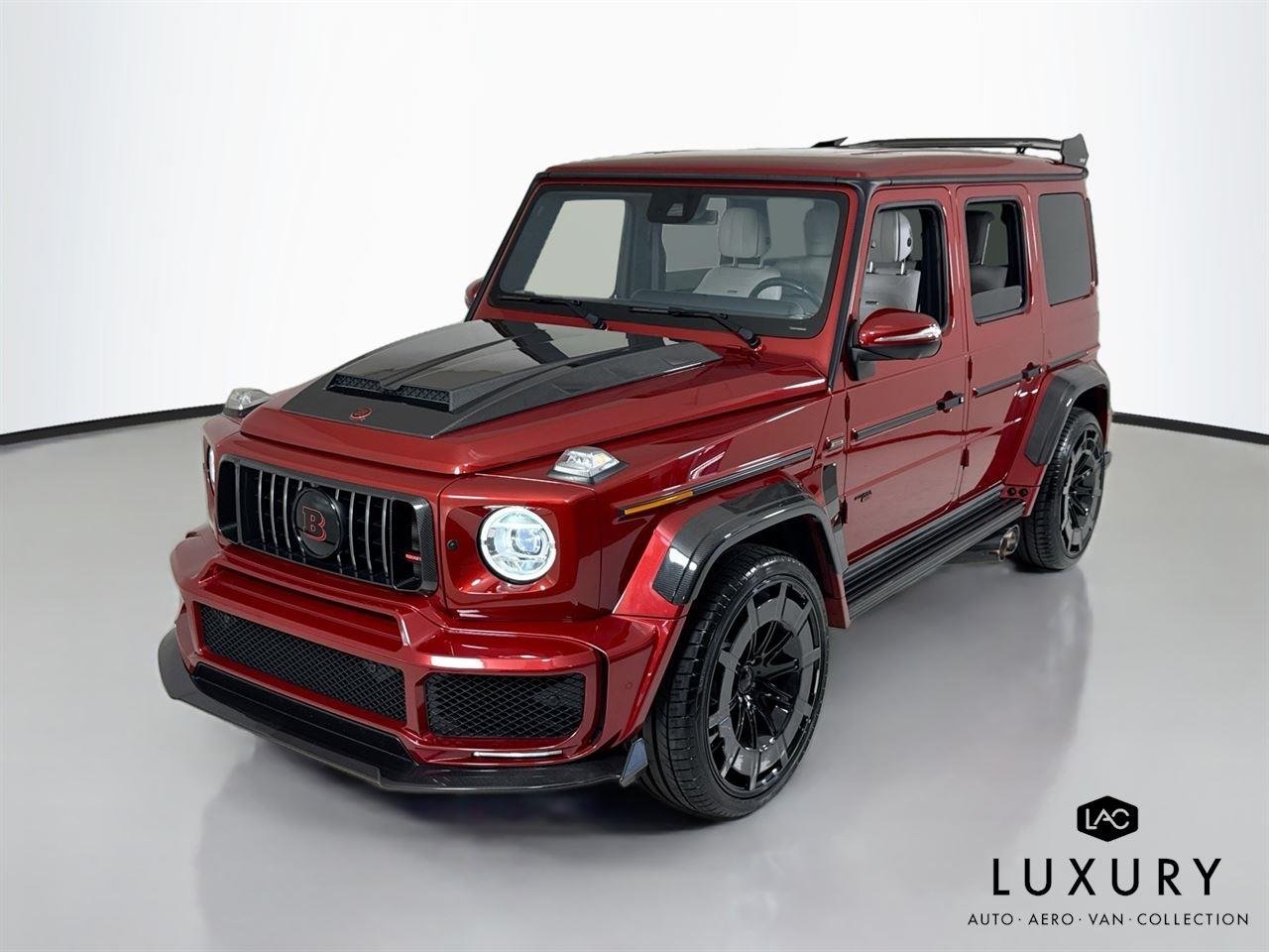 Used 2021 designo Cardinal Red Metallic Mercedes-Benz AMG® G 63 | Brabus Widebody image 4