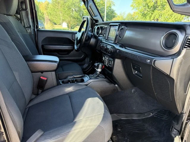Used 2021 Black Clearcoat Jeep Unlimited Willys image 12