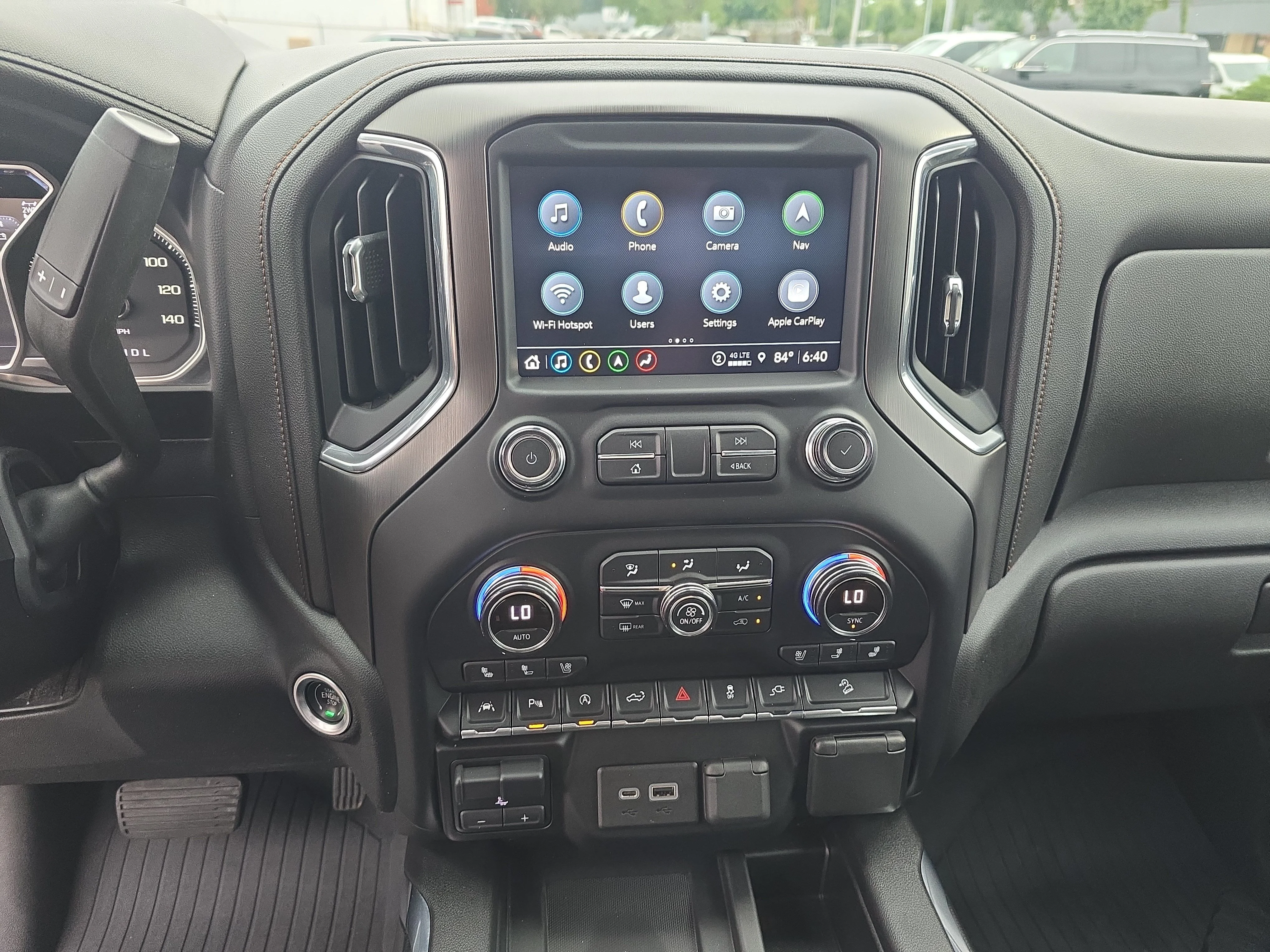 Used 2021 EBONY TWILIGHT METALLIC GMC AT4 image 21
