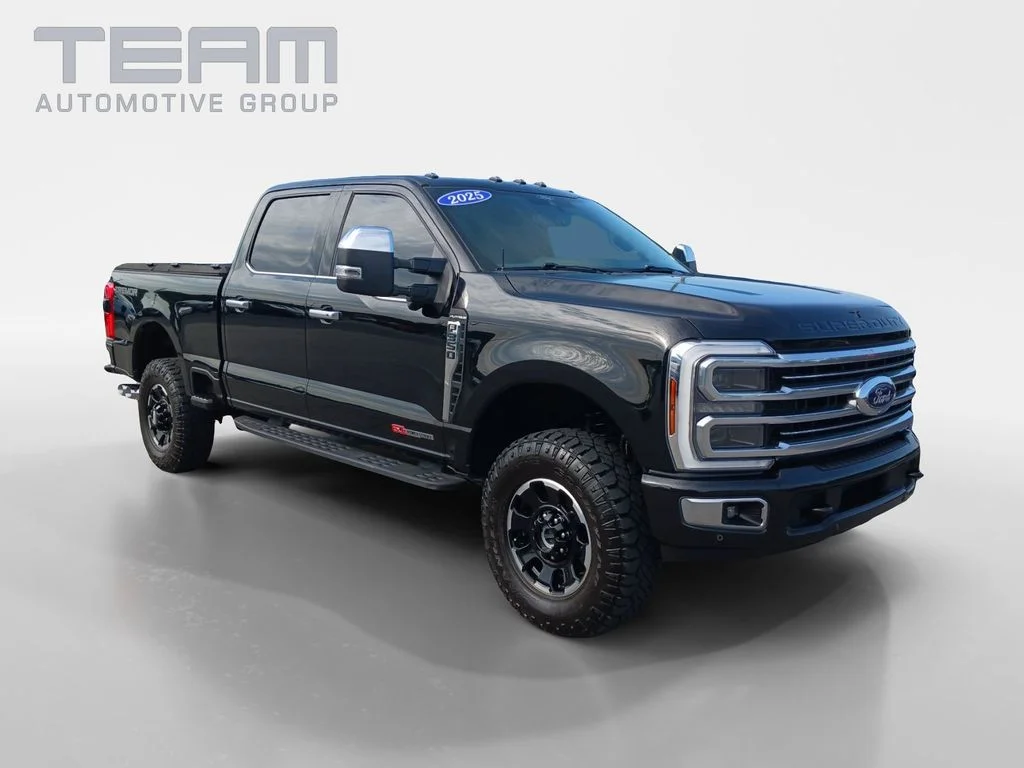 Used 2025 Black Ford Platinum image 1