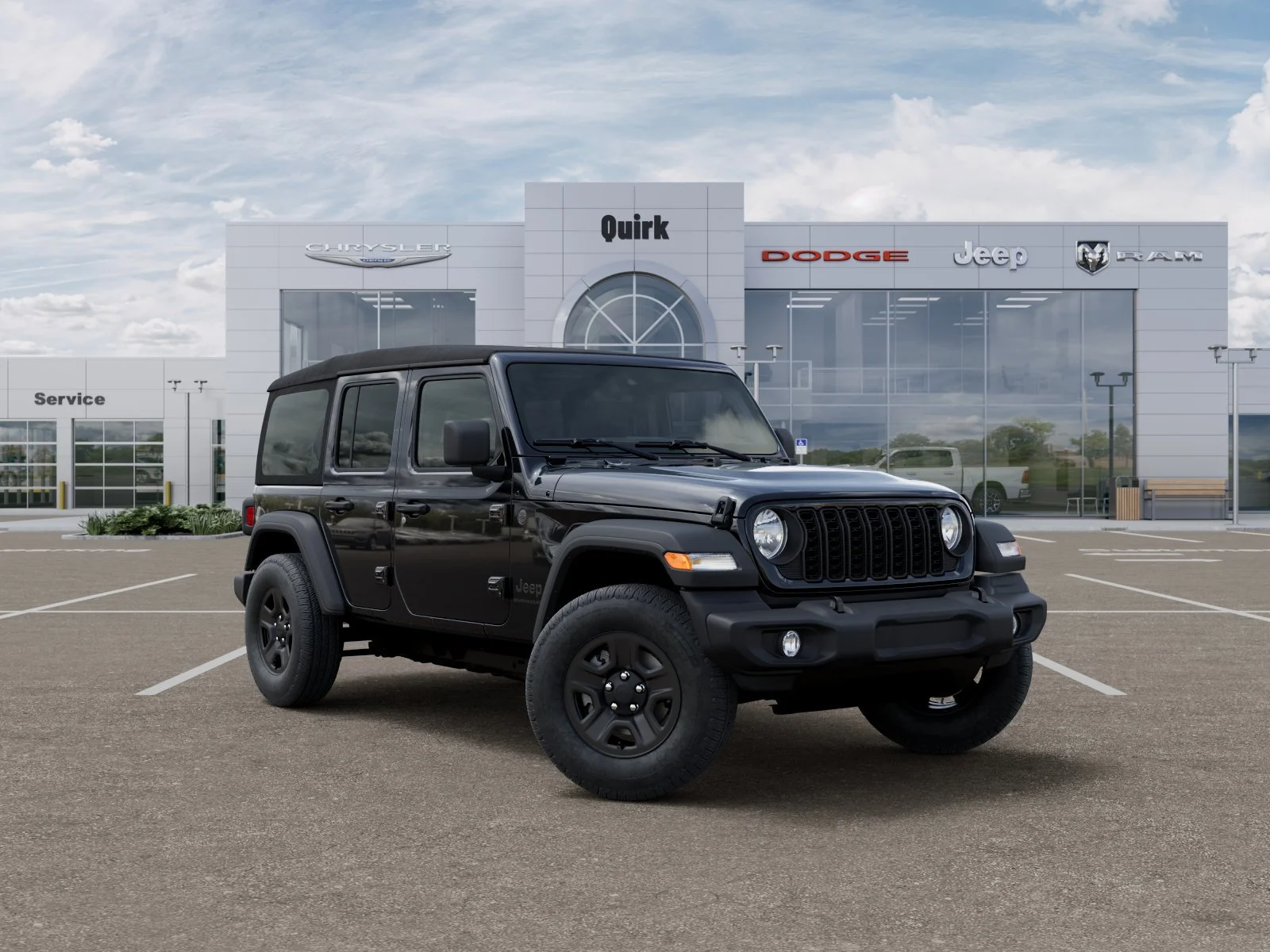 New 2026 Black Clear-Coat Exterior Paint Jeep Sport image 5