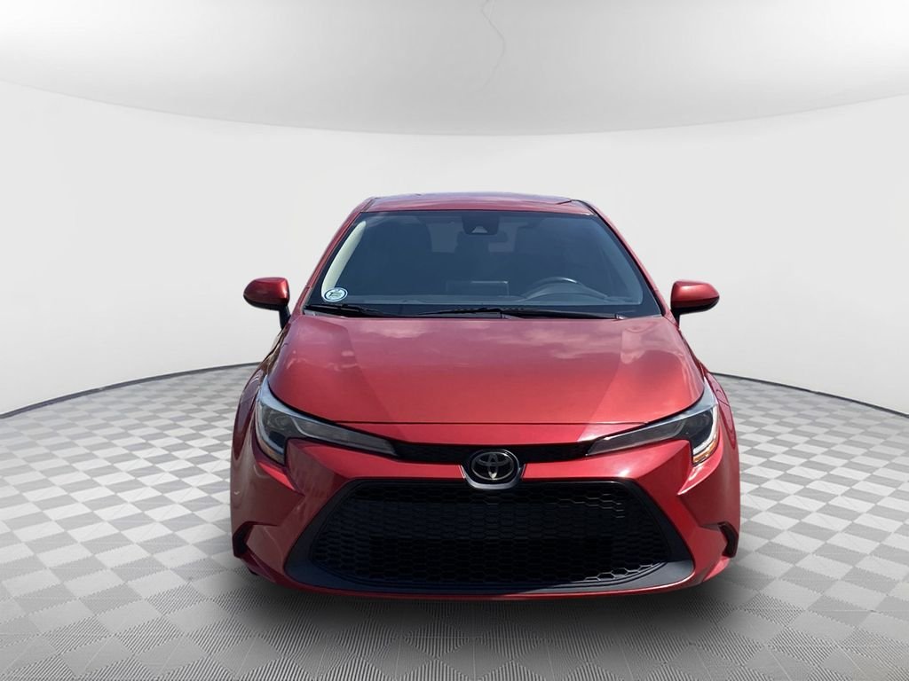 Used 2021 Red Toyota LE image 3