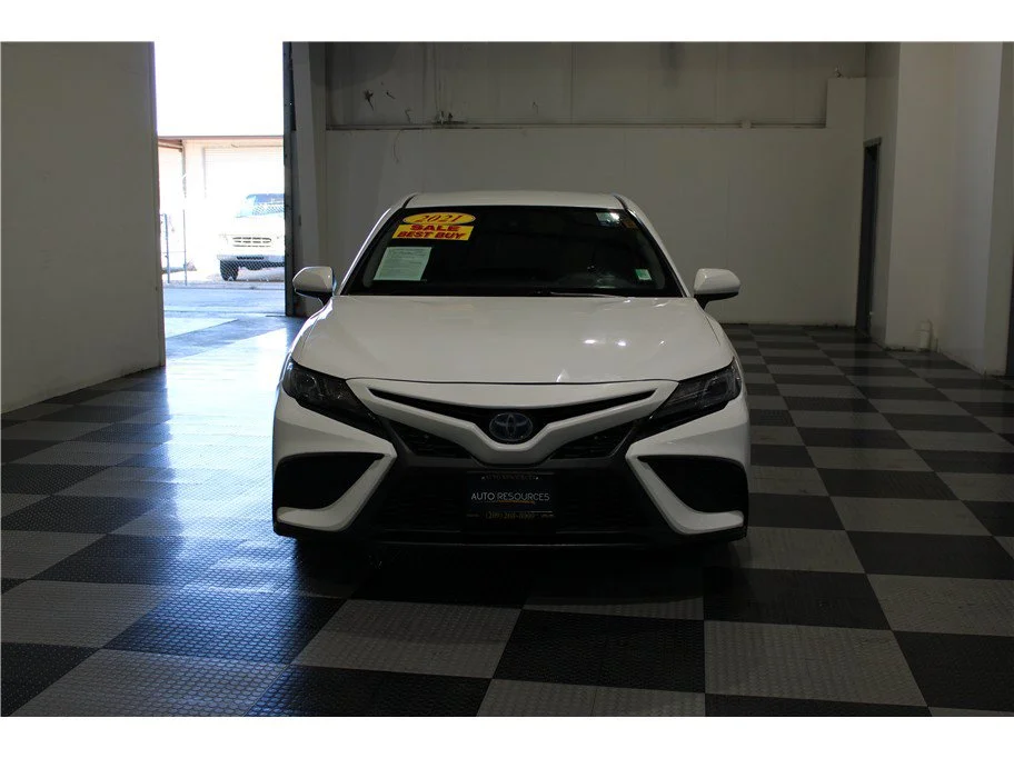 Used 2021 White Toyota Hybrid SE image 2