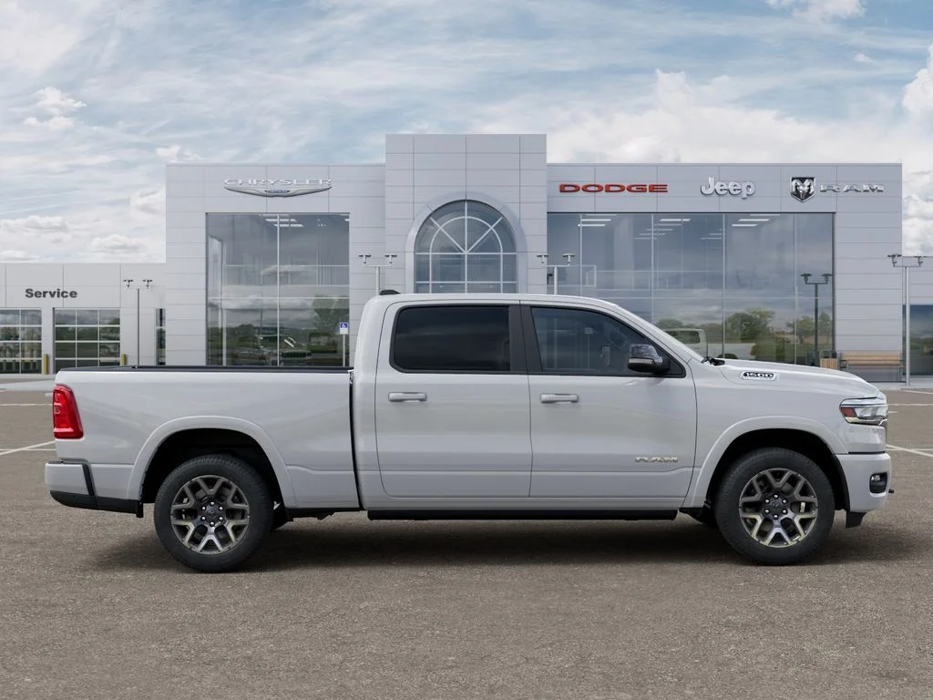 New 2026 Bright White Clear-Coat Exterior Paint RAM Laramie image 22