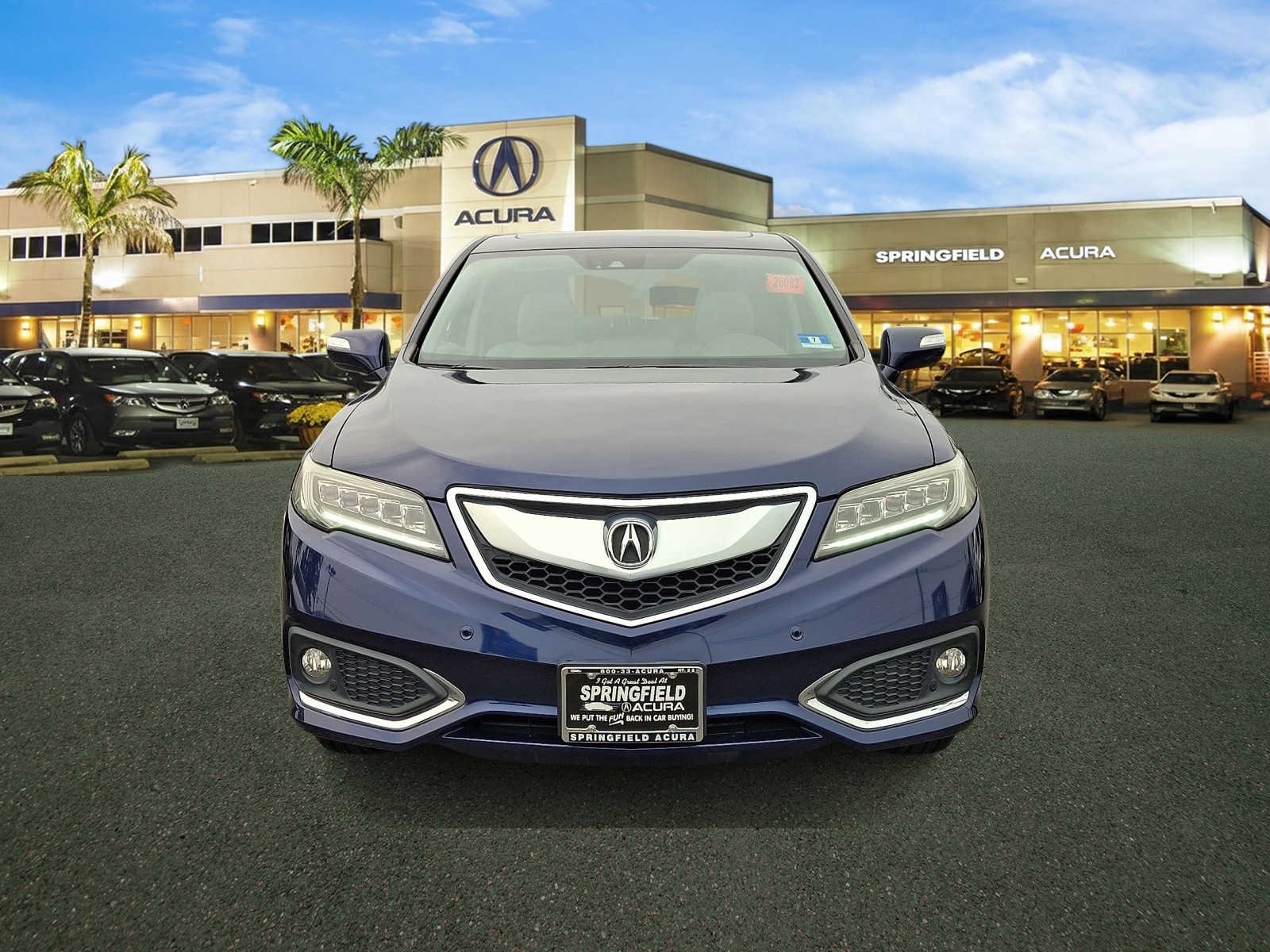 Certified Used 2017 Fathom Blue Pearl Acura w/Advance Pkg image 2