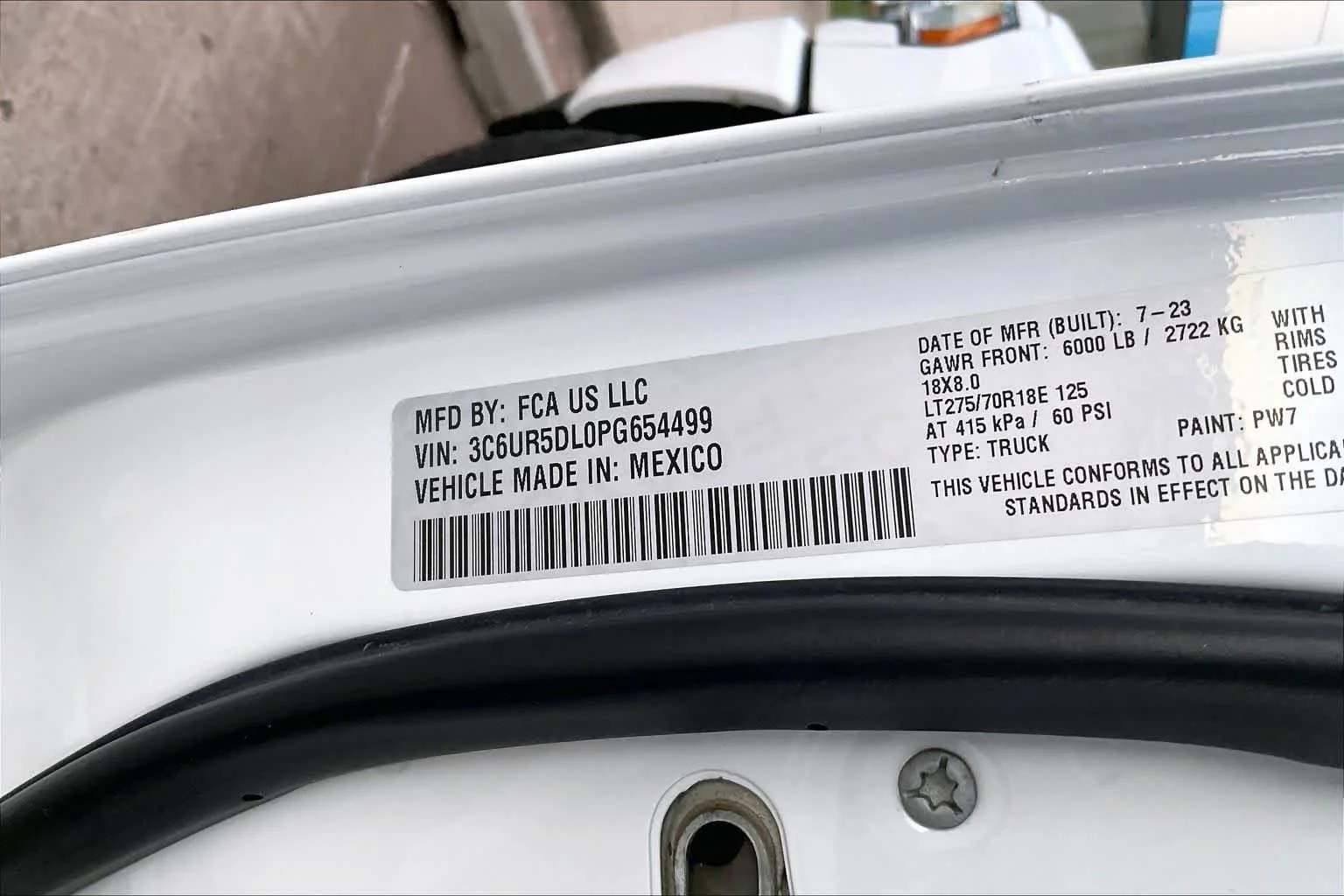 Used 2023 Bright White Clearcoat Ram Big Horn image 30