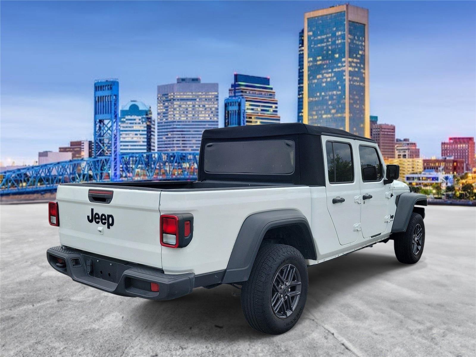 Used 2020 Bright White Clearcoat Jeep Sport S image 3