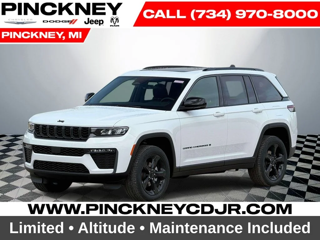 New 2026 Bright White Clear-Coat Exterior Paint Jeep Limited image 1