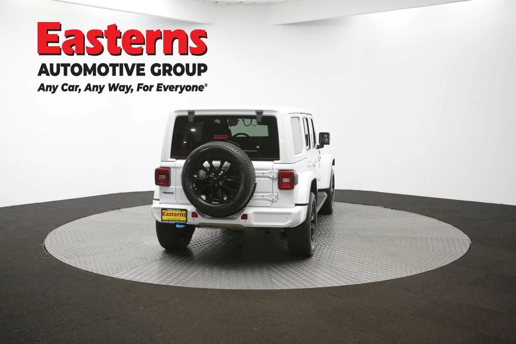 Used 2021 White Jeep Unlimited Sahara High Altitude 4xe image 39