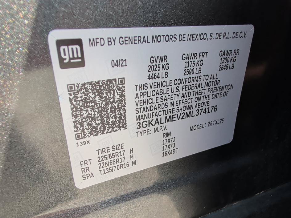Used 2021 Graphite Gray Metallic GMC SLE image 32