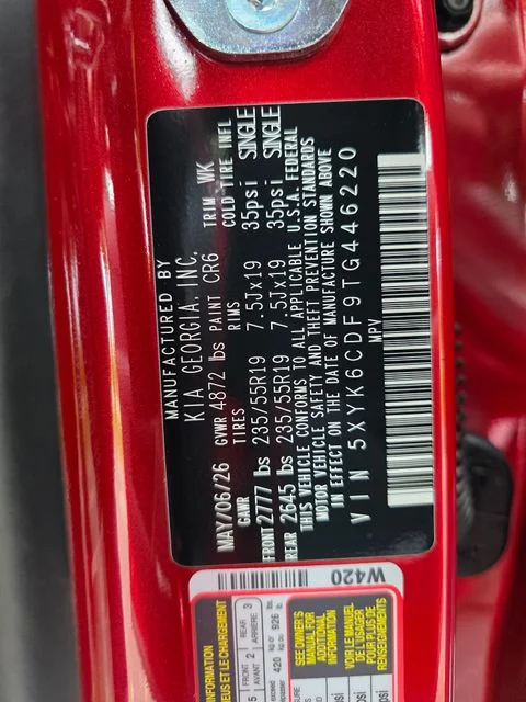 New 2026 Runway Red Kia X-Line image 30